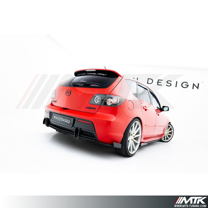 Diffuseur central Maxton Street Pro Mazda 3 MPS 2006-2008